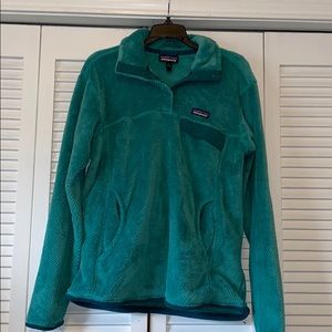 Green Fuzzy Patagonia Jacket